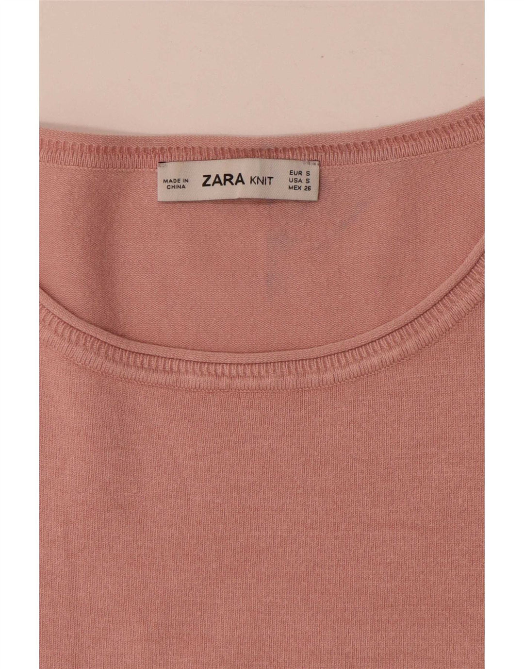 Damska bluzka oversize Zara Top UK 10 Small Pink Colorblock