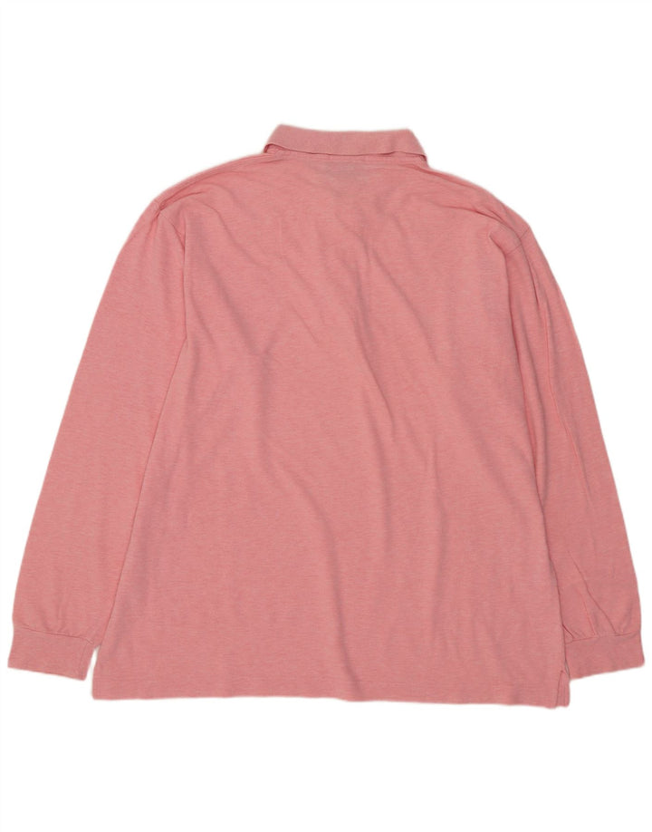 Męska koszulka polo SERGIO TACCHINI z długim rękawem EU 52, duży róż