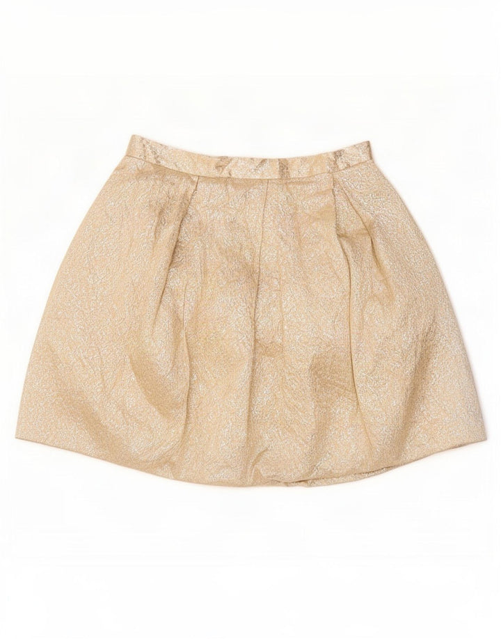 Damska spódniczka mini Coast UK 12 Medium W28 Beżowy kwiatowy poliester