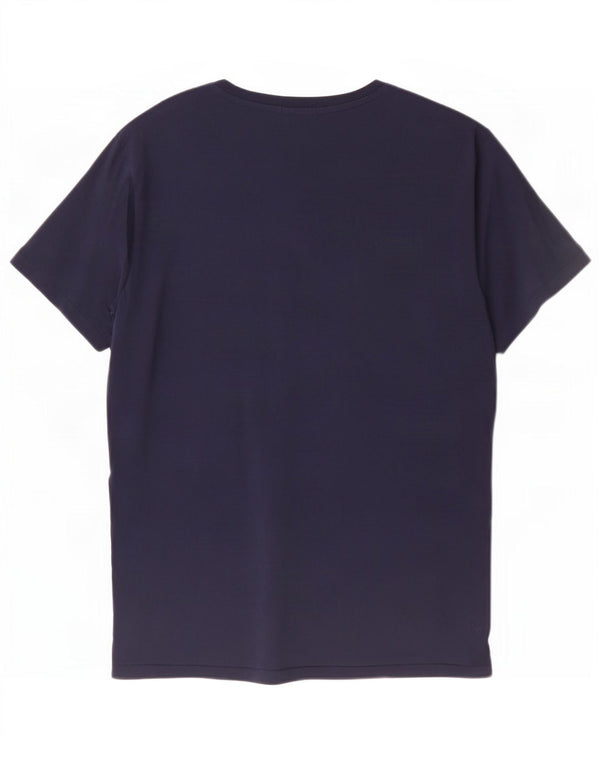 Polo Ralph Lauren Męski T-shirt z grafiką o dopasowanym kroju, duży, granatowy