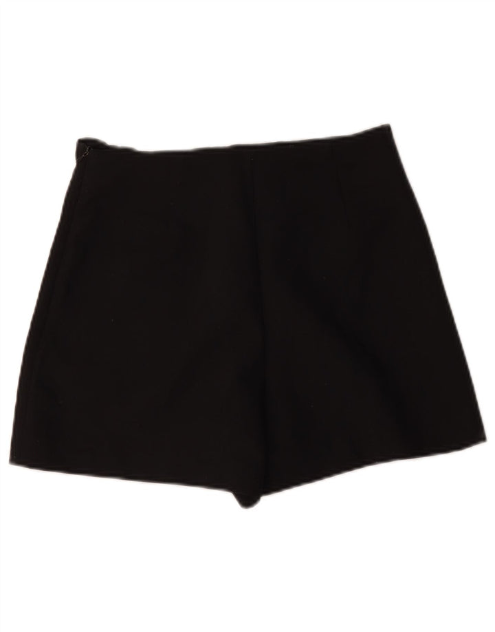 Damskie spodenki codzienne Zara, małe, W26, czarne, poliestrowe