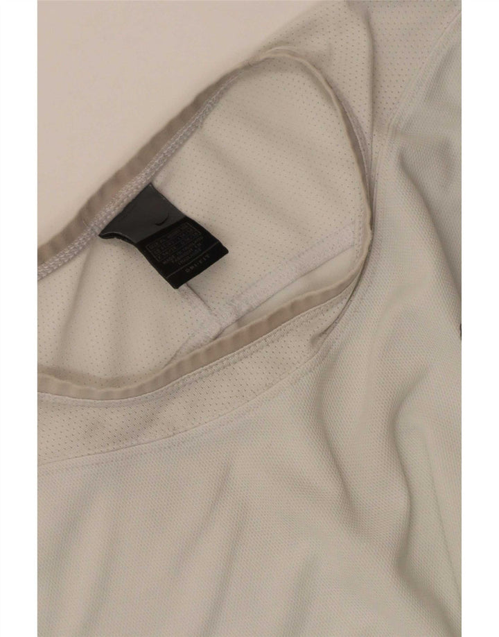 T-shirt męski Nike XL, biały, z blokami kolorów