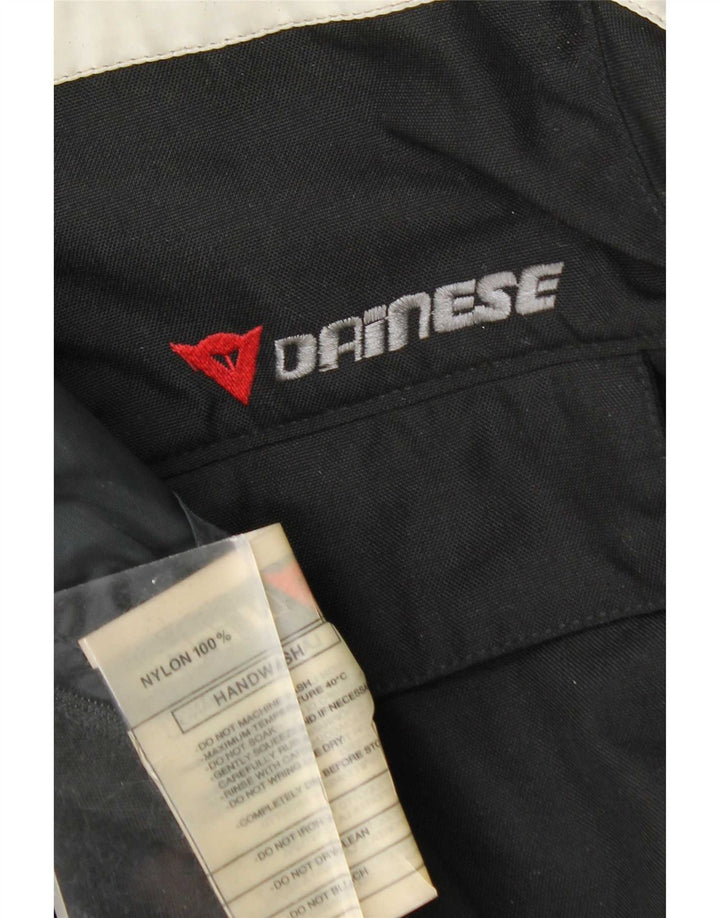Damska kurtka wyścigowa Dainese Graphic UK 12, nylon w kolorze średniej czerni