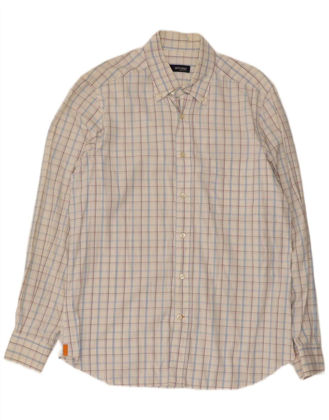 Koszula męska Massimo Dutti w dużą białą kratkę