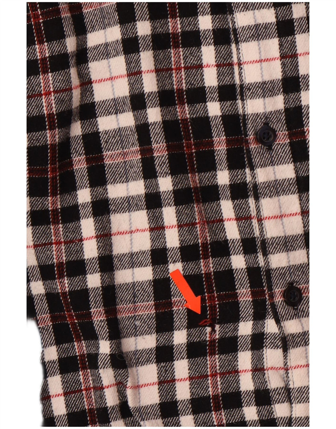 Jack Wills Męska koszula flanelowa w kratkę o klasycznym kroju XL, czarna, bawełniana w kratkę