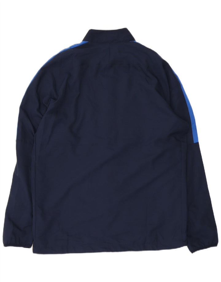 Męska kurtka dresowa Nike Dri Fit Graphic, duża, granatowa, z blokami kolorów