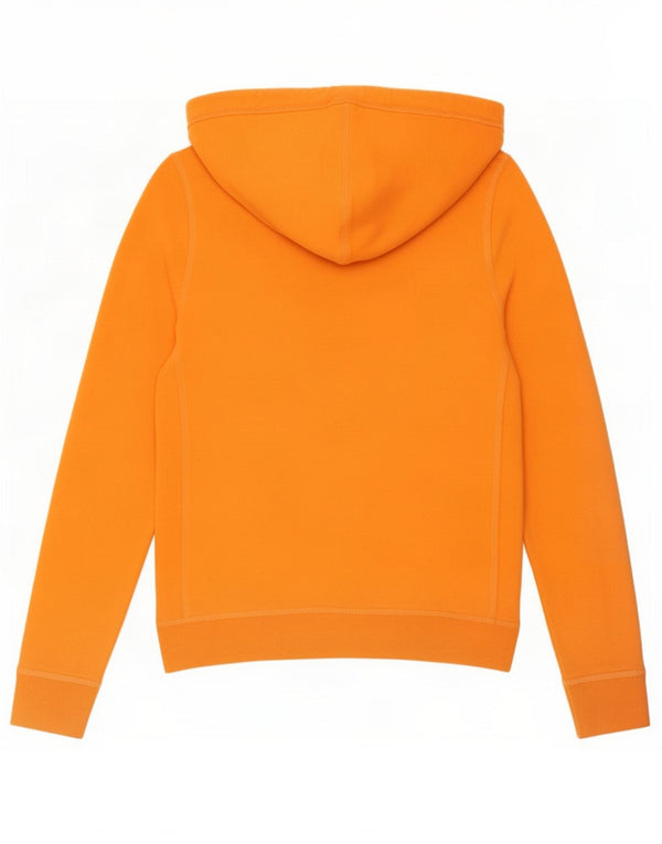 Damski sweter z kapturem i grafiką Abercrombie & Fitch UK 14, średni pomarańczowy, bawełniany