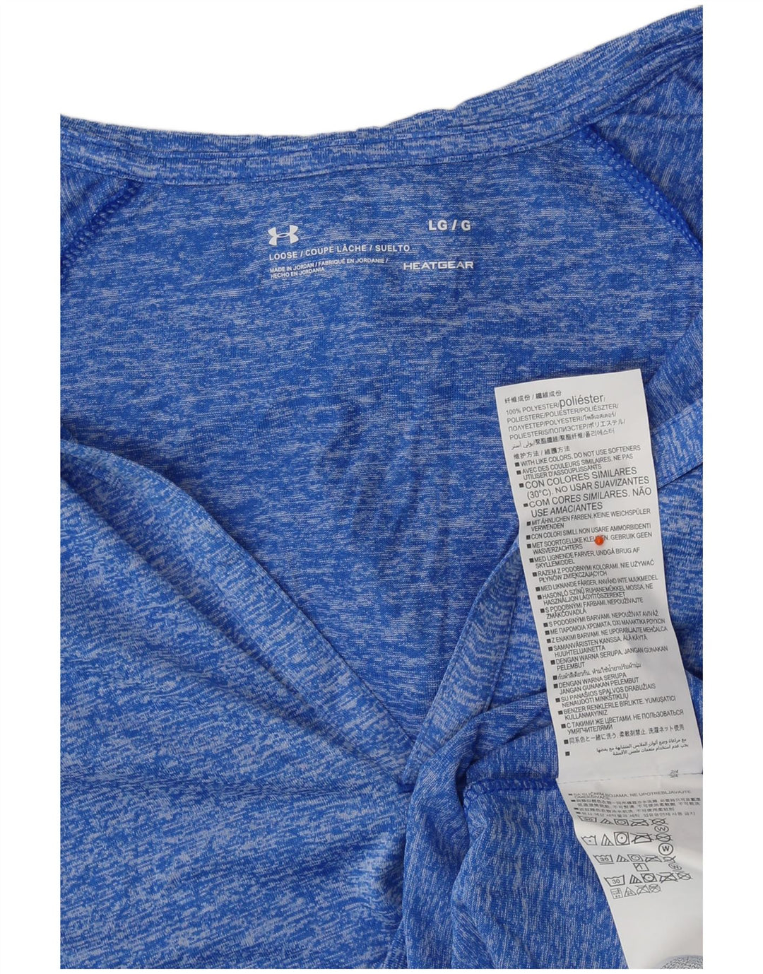 Damska bluza z kapturem Under Armour z długim rękawem, duża niebieska, UK 16, z poliestru