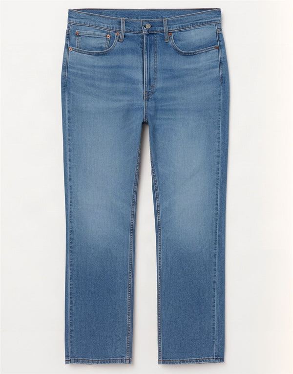 Męskie jeansy Levi's 514 Straight W34 L32 Niebieskie bawełniane