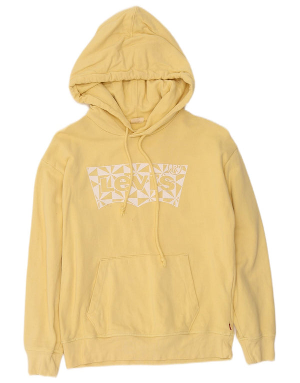 Męski sweter z kapturem Levi's XS, żółty, bawełniany