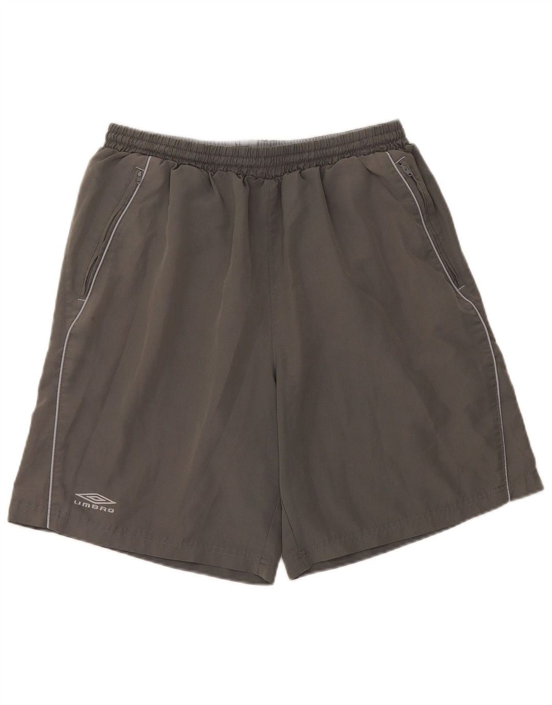 Męskie spodenki sportowe Umbro, duże, szare, z poliestru