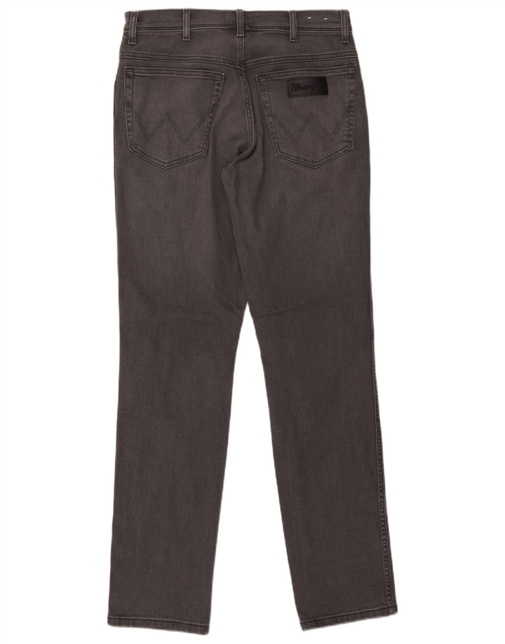 Męskie jeansy Wrangler Texas Slim W32 L34 Szara bawełna