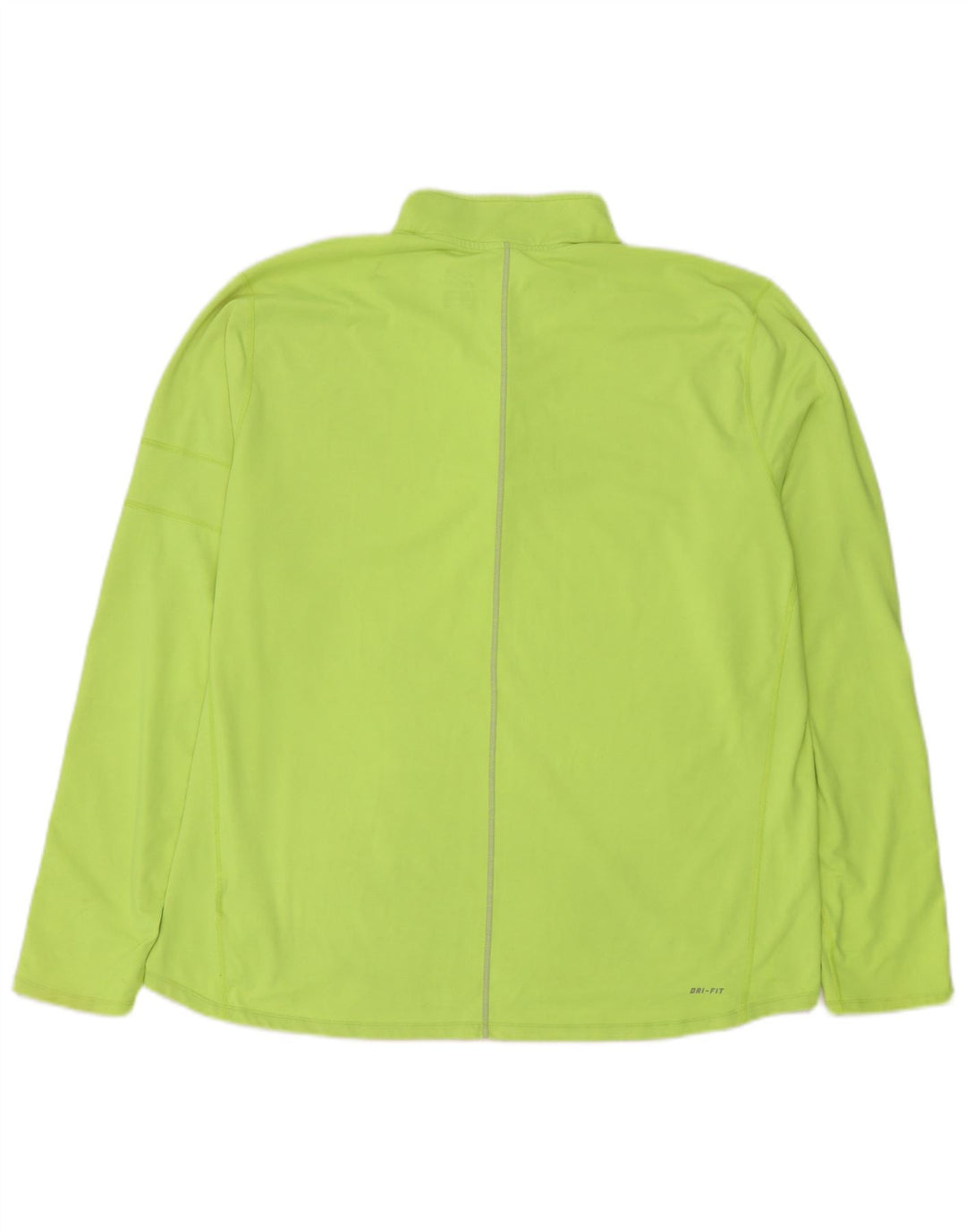 Męski dres Nike Dri Fit z zamkiem błyskawicznym na szyi, 2XL, zielony poliester