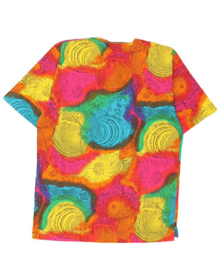 Męski T-shirt Kappa z grafiką, duży, wielokolorowy, bawełniany krawat