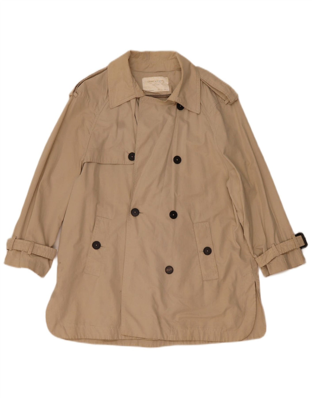 Damski trencz oversize Zara UK 10 Small Beige