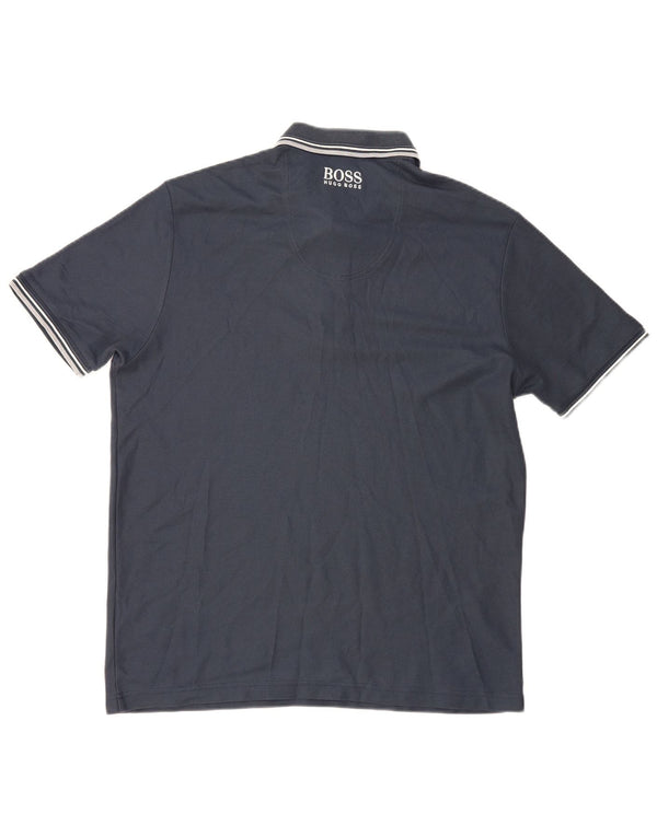 Męska koszulka polo Hugo Boss XL, granatowa, bawełniana