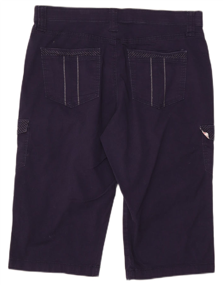Damskie spodenki cargo LEE US 12 Large W34 Granatowa bawełna