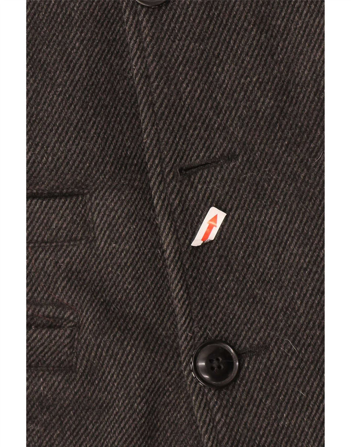 Płaszcz męski Superdry Pea Coat UK 40, duży, szary, wełniany