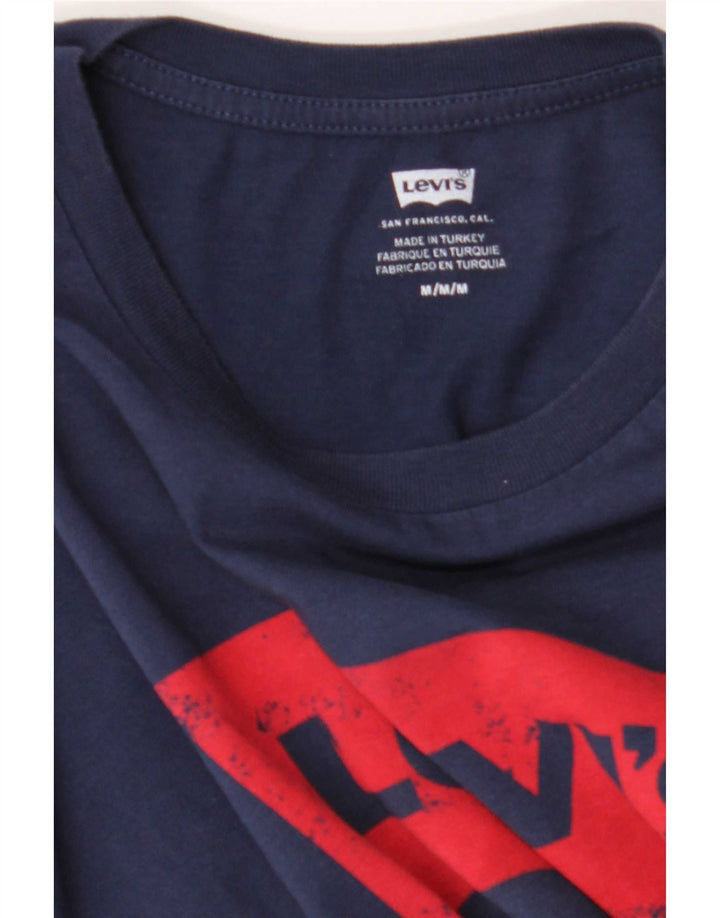 Męski T-shirt z grafiką Levi's Top Medium Navy Blue