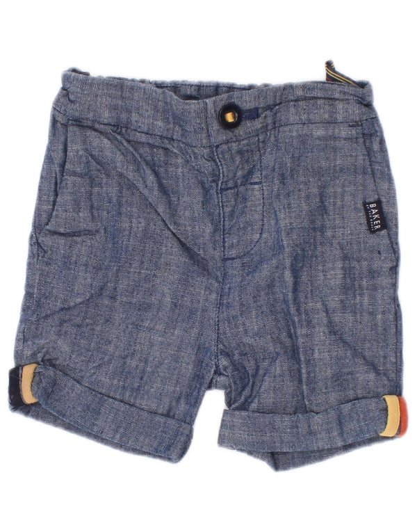 Krótkie spodenki chino dla chłopców Ted Baker 3-6 miesięcy W16, niebieskie, bawełniane