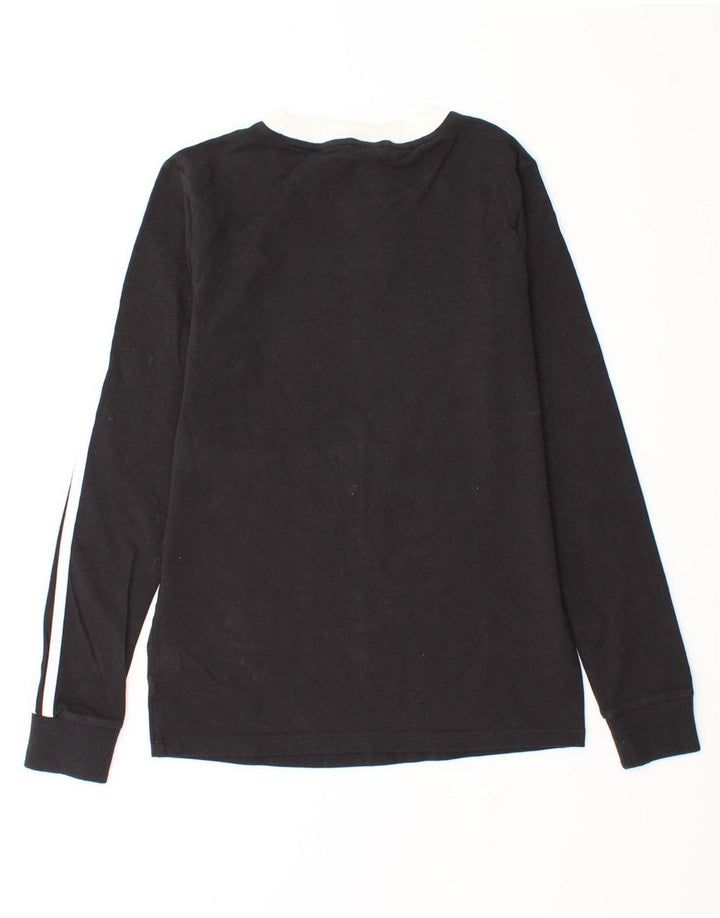 Damska koszulka Adidas z długim rękawem UK 6 XS, czarna bawełna