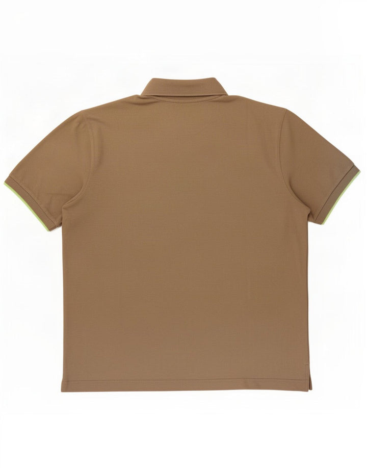 Męska koszulka polo Kappa, duża, bawełniana khaki