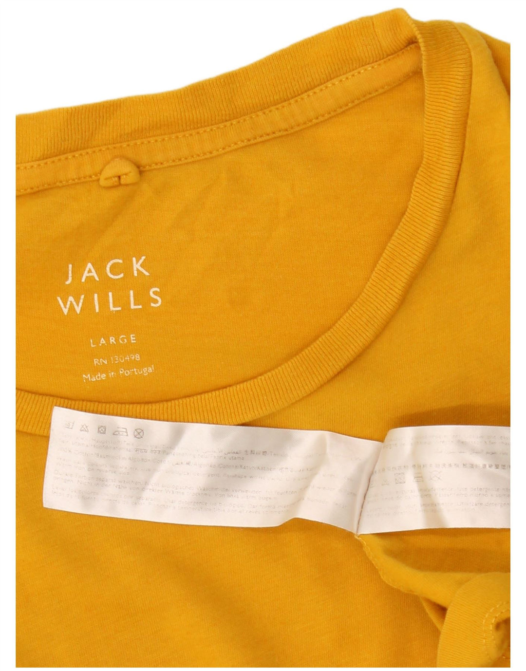 T-shirt męski Jack Wills, duży, żółty, bawełniany