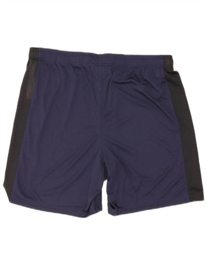 Męskie spodenki sportowe Under Armour XL, granatowe, z poliestru w blokach kolorów