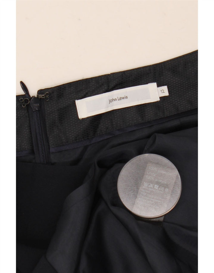 Damska spódnica ołówkowa John Lewis UK 12 Medium W30 Granatowy poliester