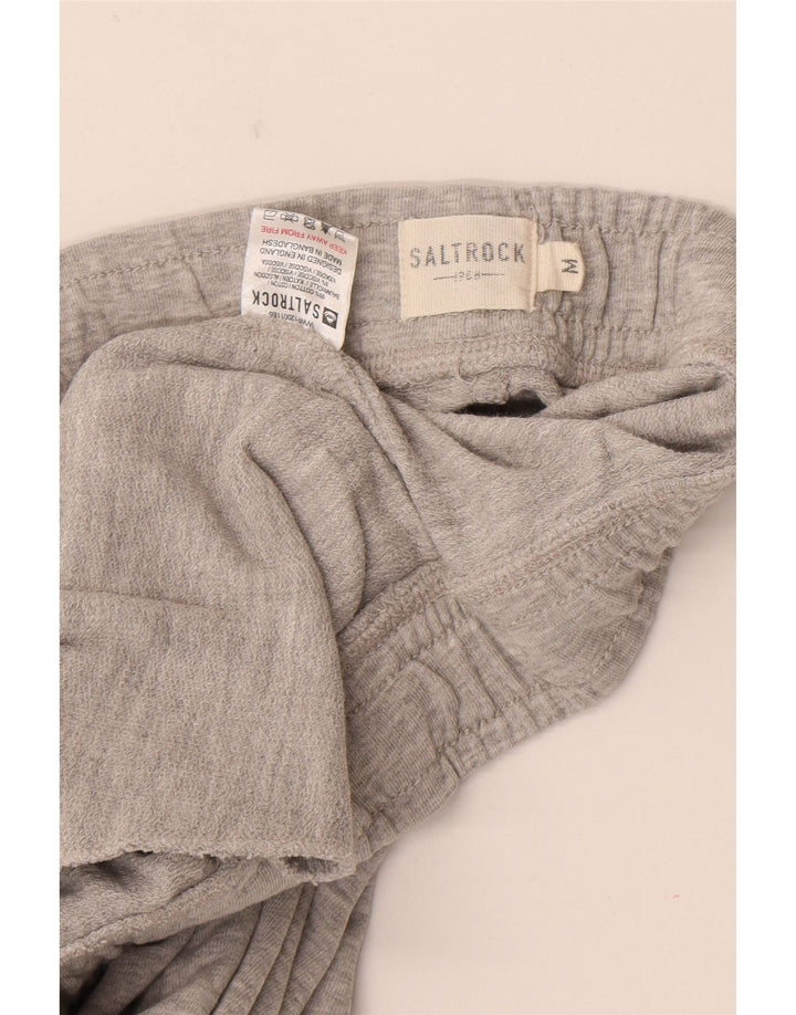 Męskie spodenki sportowe Saltrock, średnioszare, bawełniane