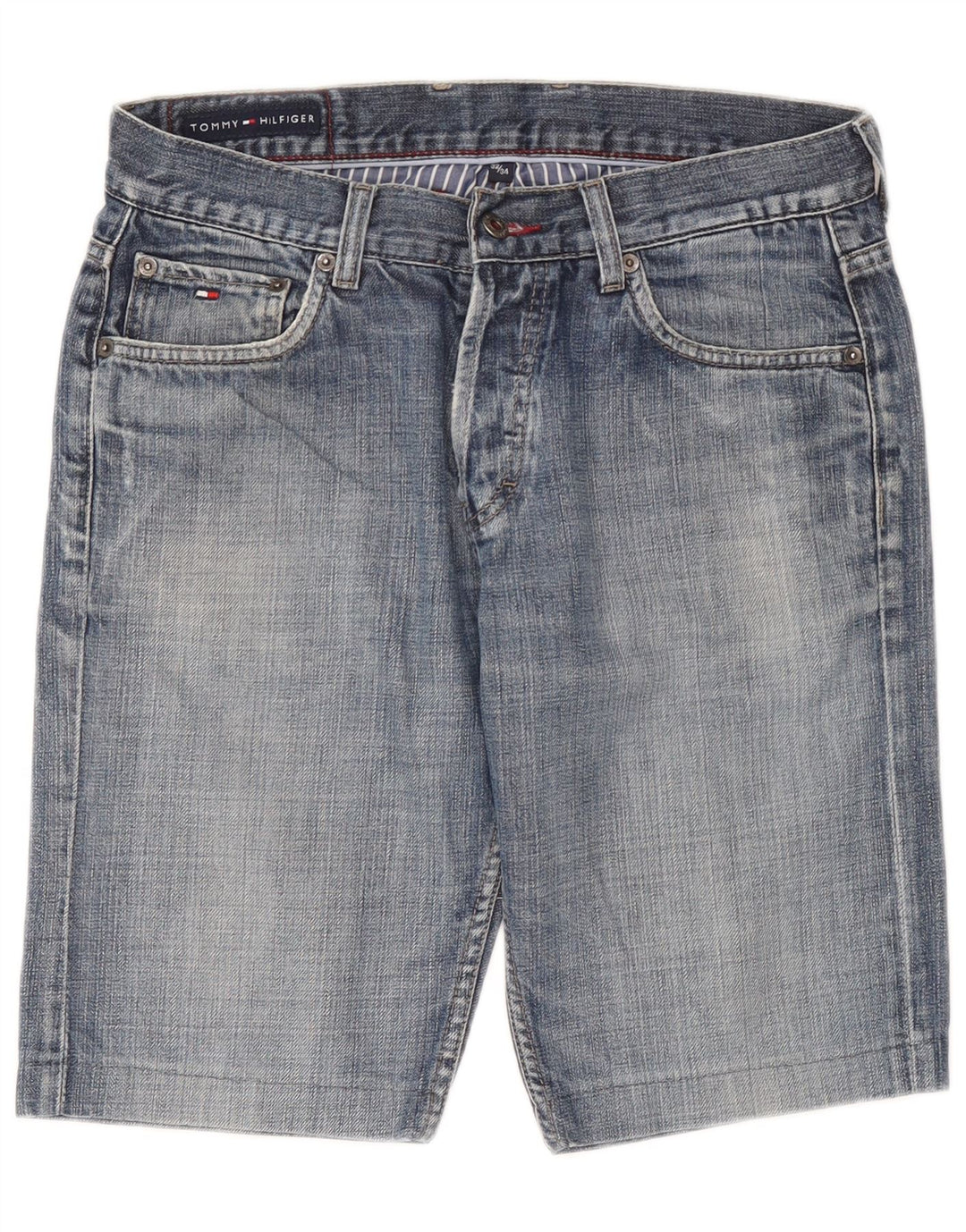 Męskie spodenki jeansowe Tommy Hilfiger W32 Średnioniebieskie bawełniane