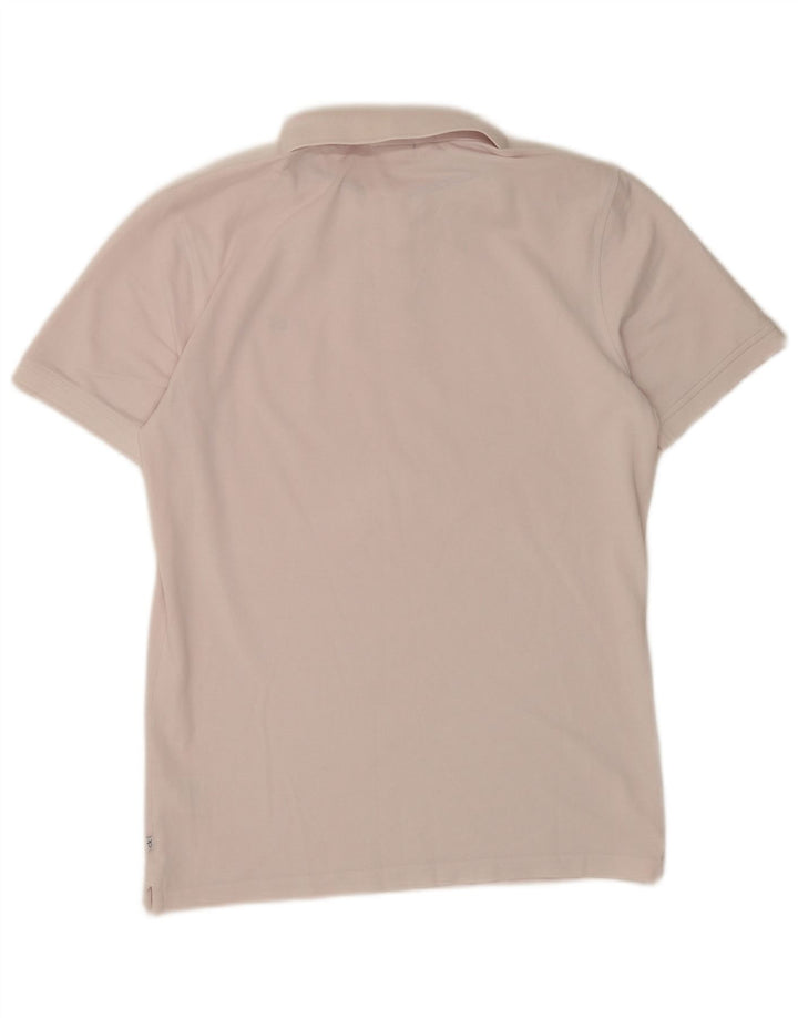 Męska koszulka polo Calvin Klein, mała, różowa, bawełniana