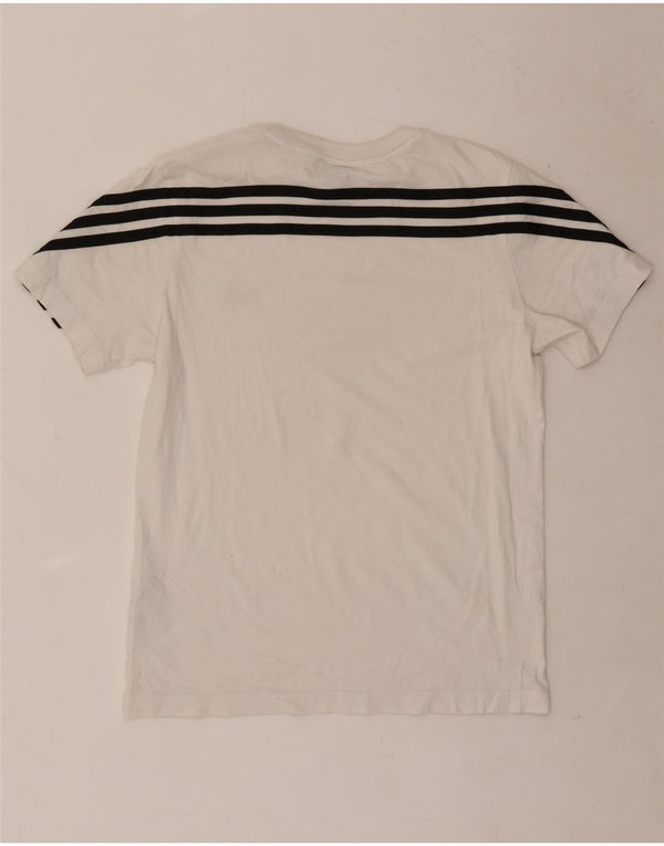 Adidas Chłopięcy T-Shirt Top 11-12 Lat Biała Bawełna