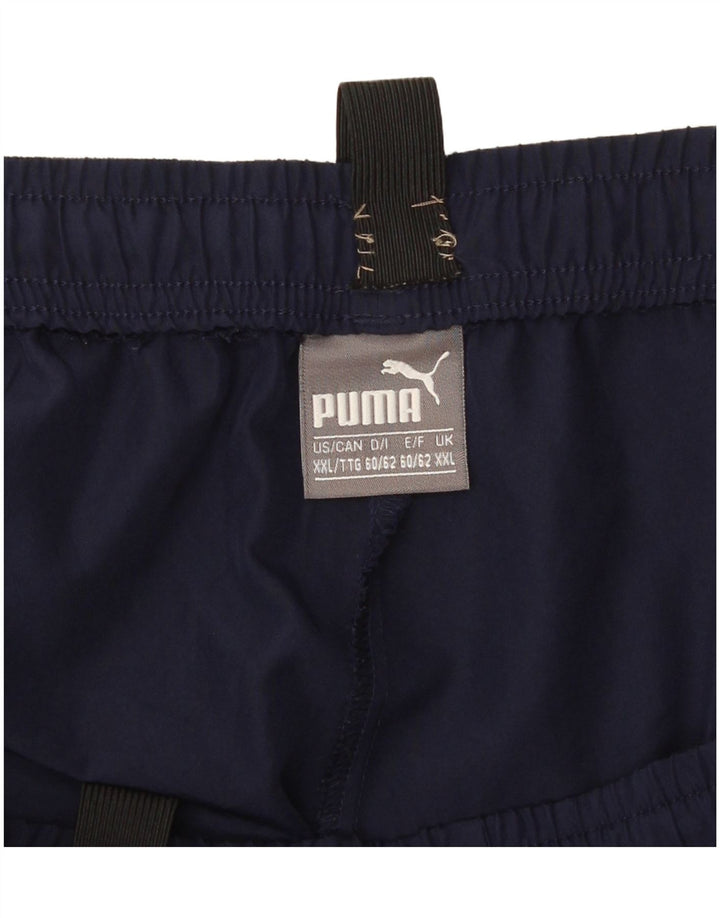 Męskie spodnie dresowe Puma Joggers 2XL Granatowy poliester