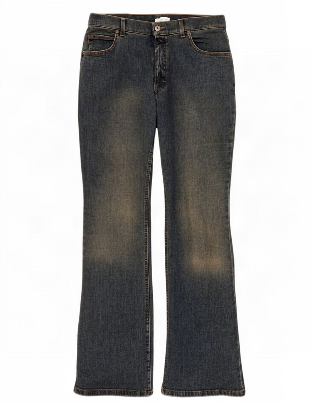 Marks & Spencer Damskie jeansy Bootcut UK 16 duże W32 L31 Niebieska bawełna