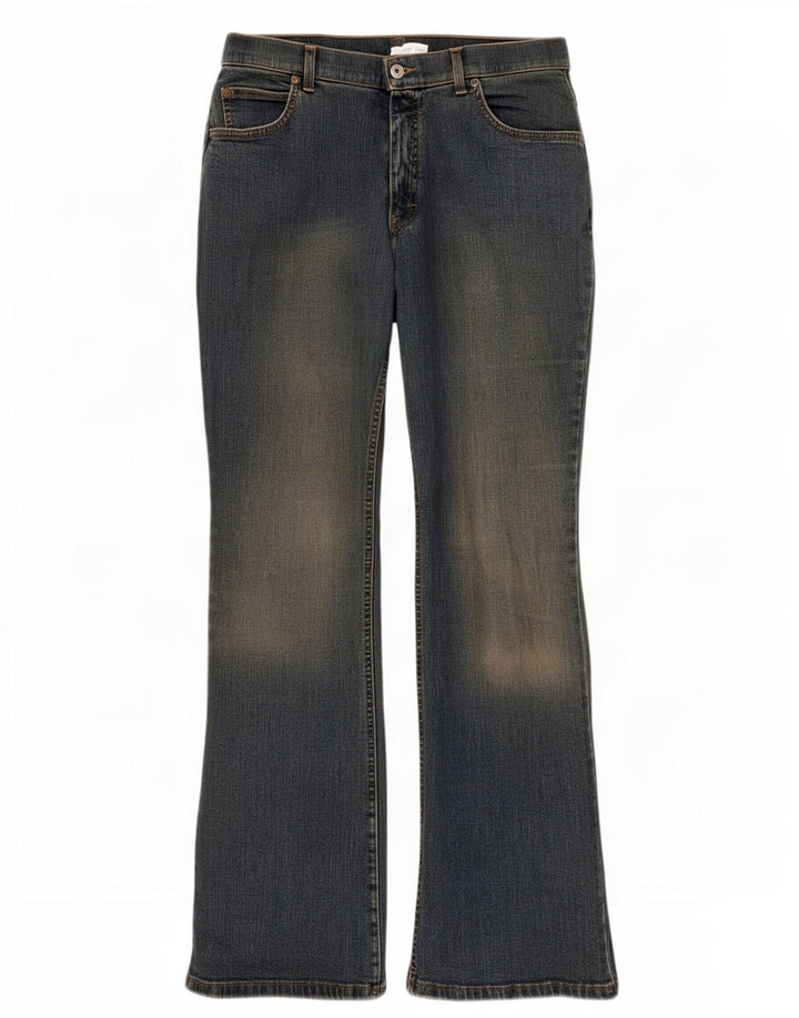 Marks & Spencer Damskie jeansy Bootcut UK 16 duże W32 L31 Niebieska bawełna