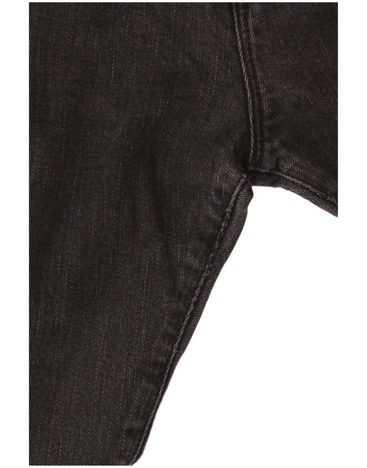 Damskie jeansy Lee Straight W29 L30 Czarne bawełniane