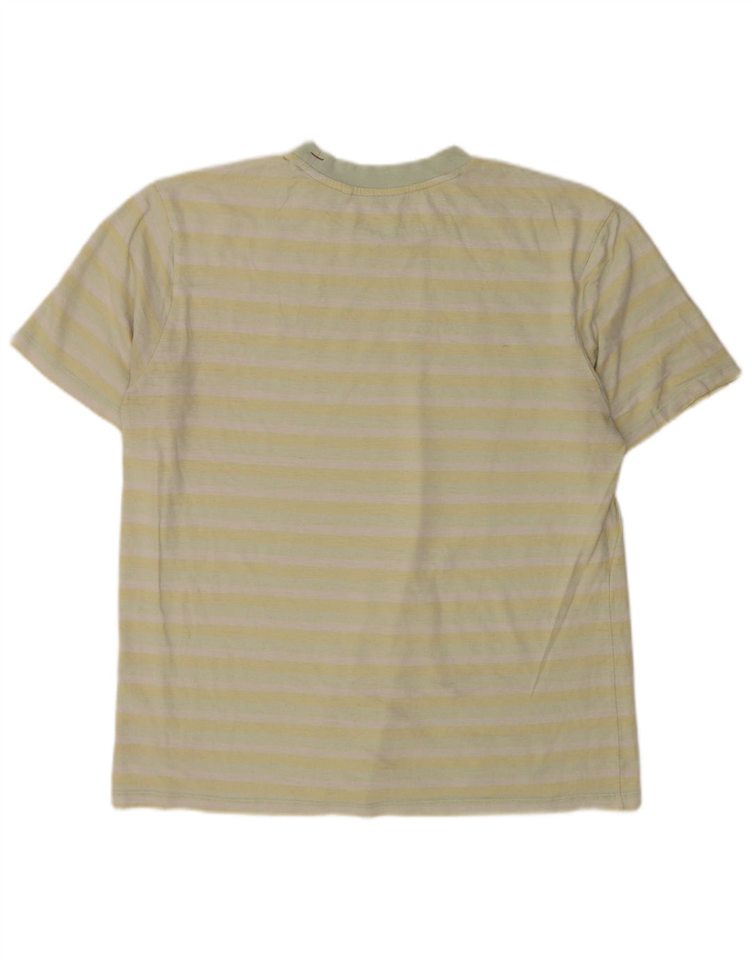 Męski T-shirt Guess z grafiką, duży, w żółte paski