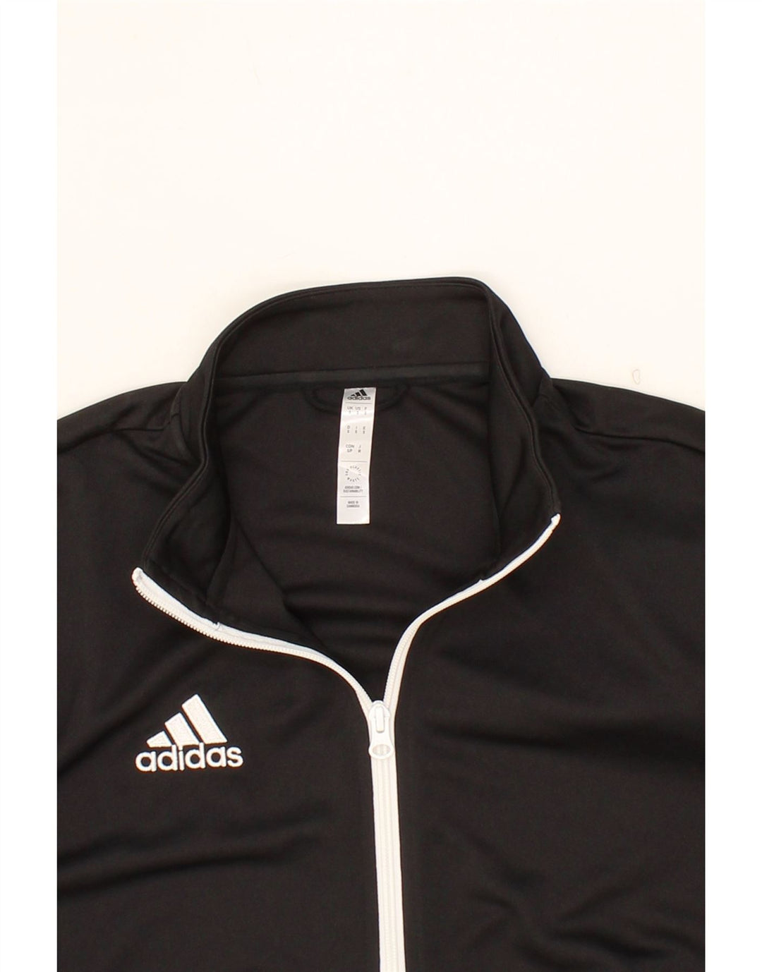 ADIDAS Mens Aeroready Tracksuit Top Jacket Small Black Polyester Vintage Adidas and Second-Hand Adidas from Messina Hembry 
