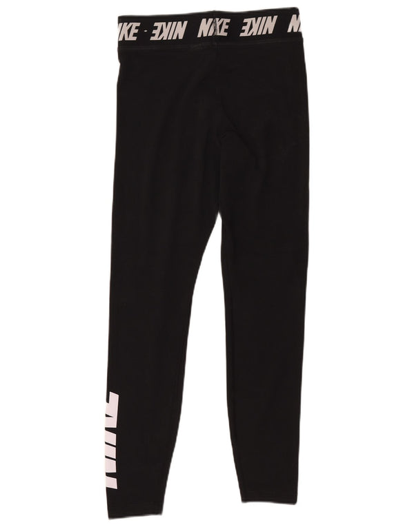 Damskie legginsy Nike Crop Graphic UK 14 Medium Black Cotton