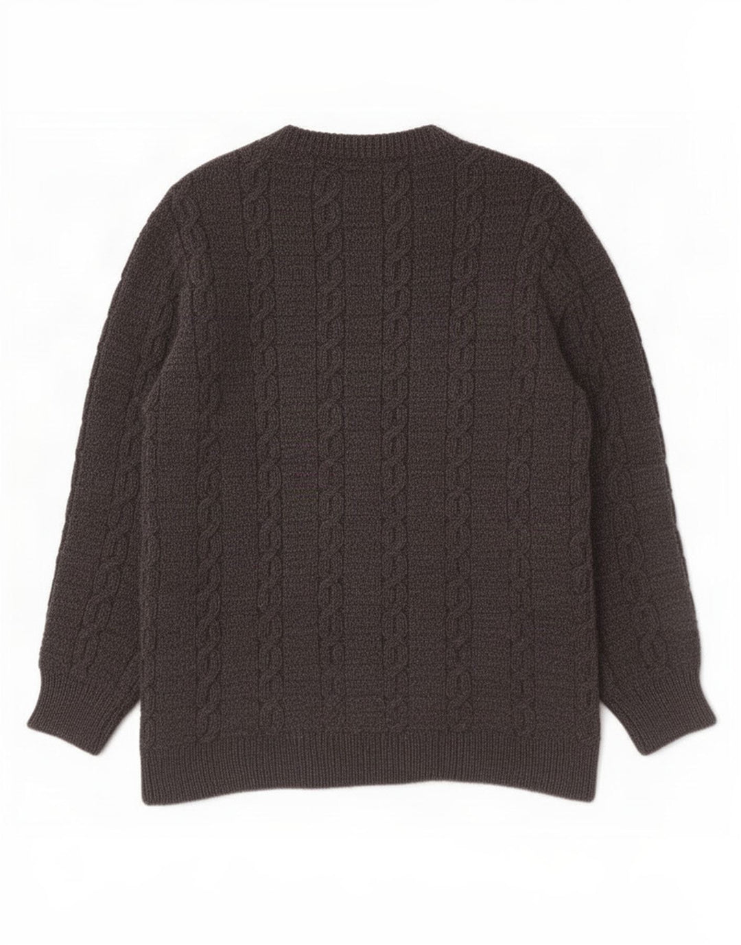 Dunnes Stores Męski sweter z dekoltem w łódkę, duży, szary, wełniany