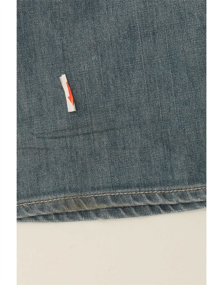 Damskie jeansy Bootcut Gianfranco Ferre Graphic W31 L35 Niebieskie, bawełniane