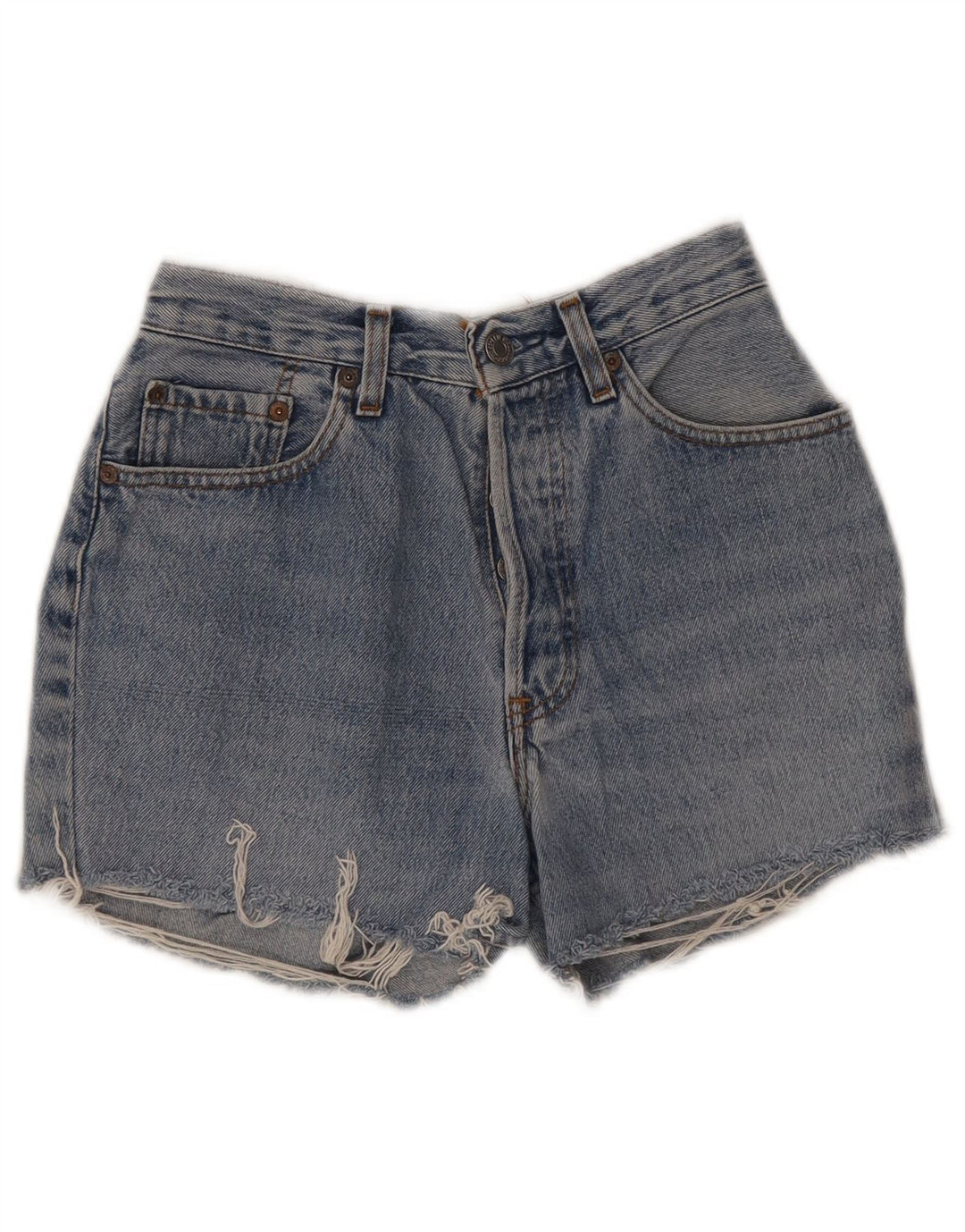 Damskie spodenki jeansowe Levi's w trudnej sytuacji W28 Średnioniebieskie bawełniane