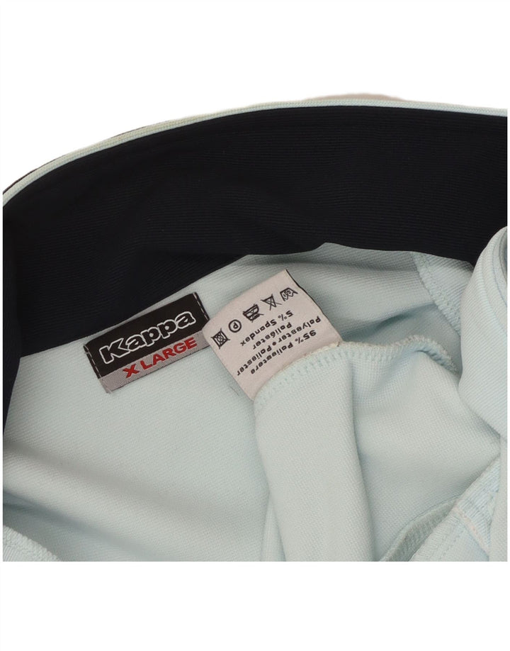 Damska kurtka dresowa KAPPA UK 18 XL Niebieski poliester z blokami kolorów