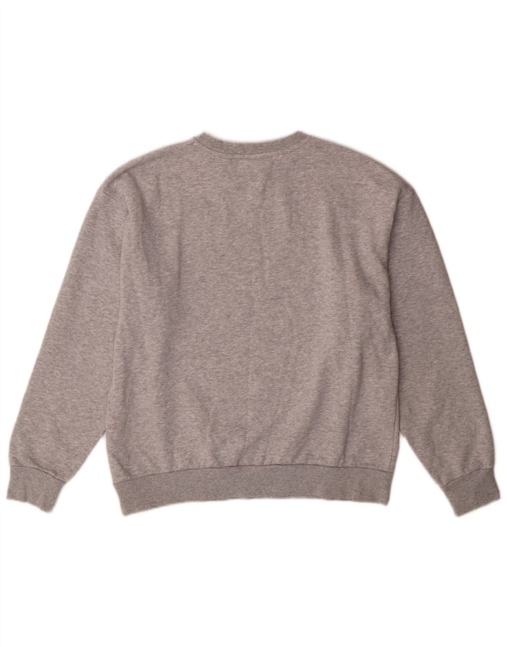 Damski sweter z grafiką PUMA UK 14, średnioszary, bawełniany