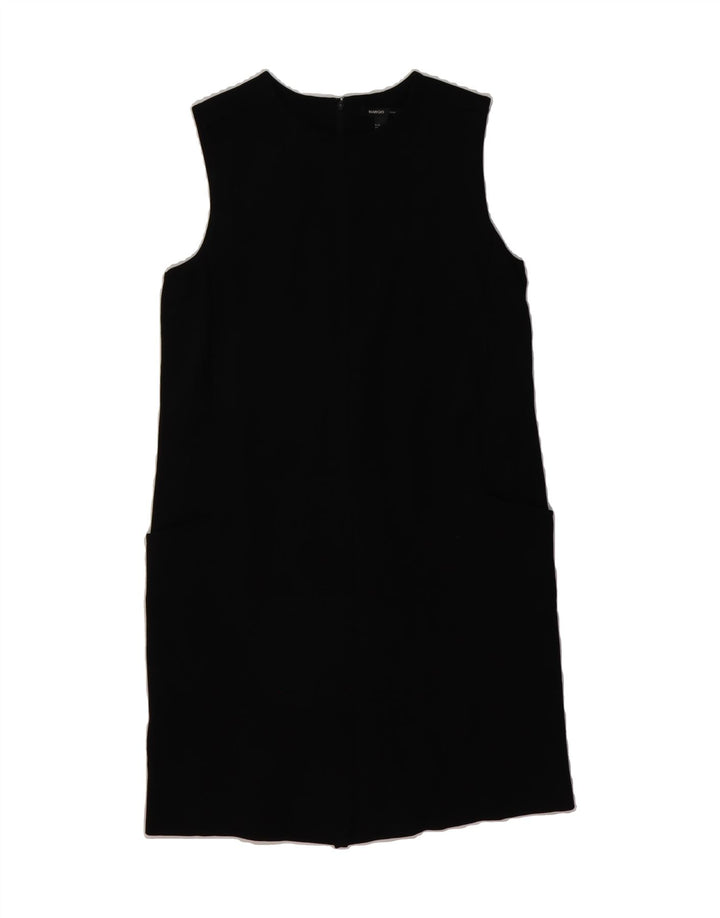 MANGO Womens Sleeveless Shift Dress UK 12 Medium Black Viscose Vintage Mango and Second-Hand Mango from Messina Hembry 