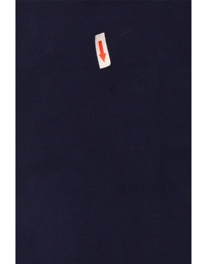 Męskie spodnie dresowe Reebok z grafiką, duże, granatowe, z poliestru