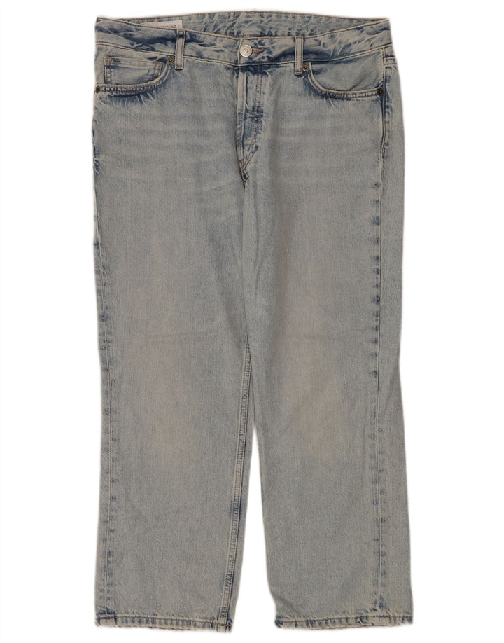 Damskie proste dżinsy ZARA EU 40 Medium W30 L28 Niebieskie bawełniane