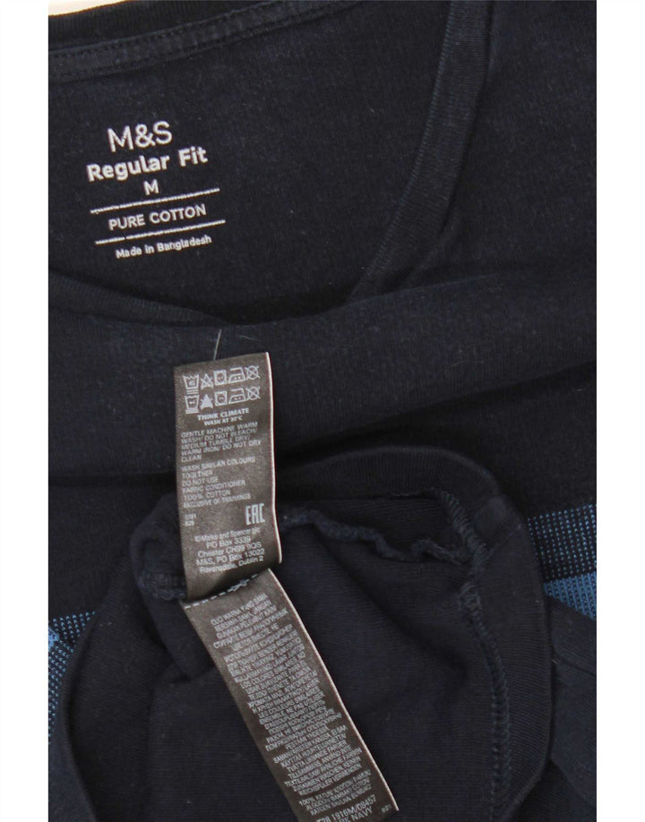 T-shirt damski Marks & Spencer UK 14, średni, granatowy w paski