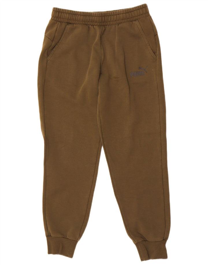 Męskie spodnie dresowe Puma Joggers, średnia bawełna khaki
